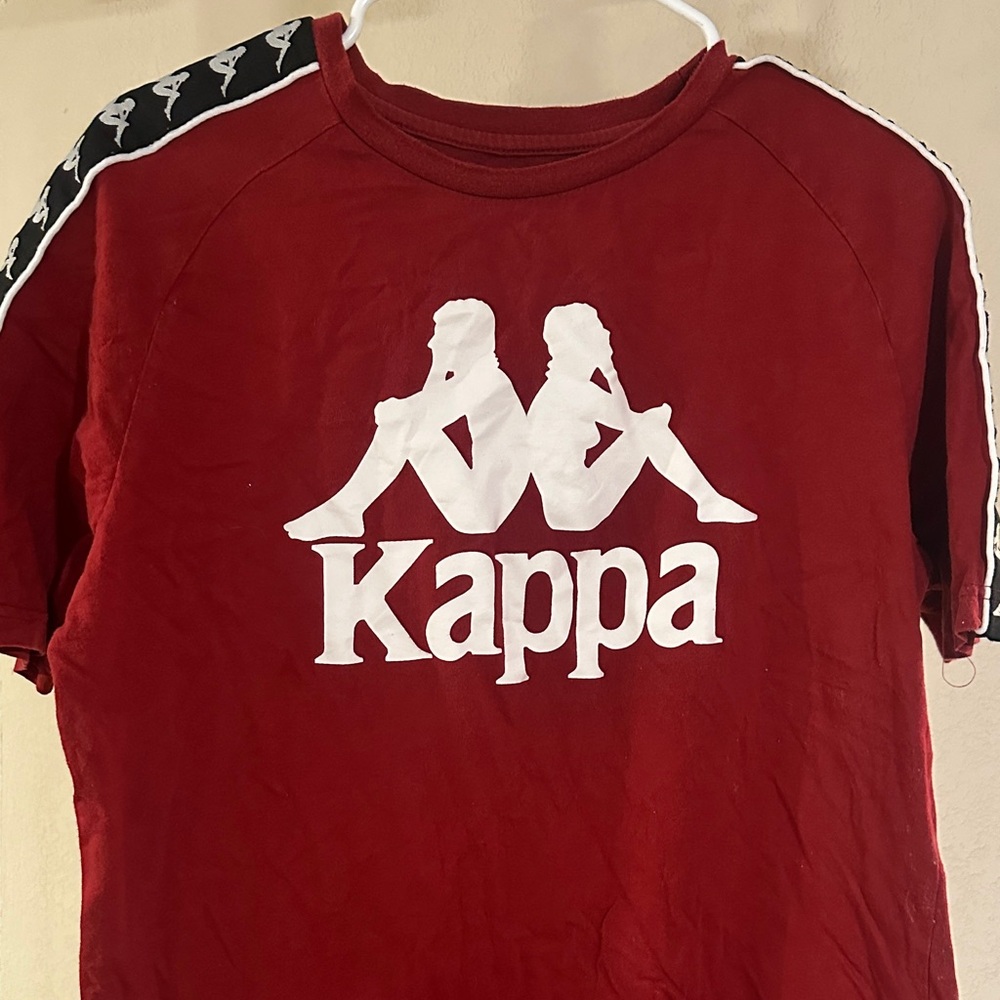 Kappa Women’s  Burgundy T-Shirt with Logo